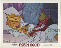 3c799 ROBIN HOOD LC R1982 he's stealing money bag from sleeping Prince John, Disney cartoon!
