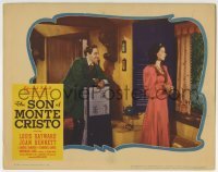 3c848 SON OF MONTE CRISTO LC 1940 Louis Hayward smiles at Joan Bennett looking out window!