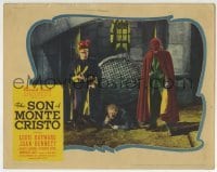 3c849 SON OF MONTE CRISTO LC 1940 masked Louis Hayward, Clayton Moore & Montagu Love w/guns drawn!