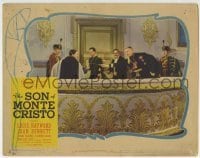 3c845 SON OF MONTE CRISTO LC 1940 George Sanders & Louis Hayward with swords fighting on balcony!