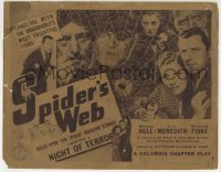 3c194 SPIDER'S WEB chapter 1 TC 1938 tanglign with the underworld's most frightful fiend!