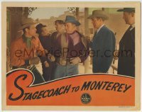 3c858 STAGECOACH TO MONTEREY LC 1944 cowboy Allan Rocky Lane defends himself against bad men!