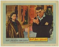 3c878 SWEET SMELL OF SUCCESS LC #2 1957 Burt Lancaster as Hunsecker & pretty Susan Harrison in fur!