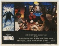 3c894 THING LC #8 1982 directed by John Carpenter, guys playing poker & pool in bar!