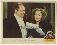 3c899 THREE DARING DAUGHTERS LC #4 1948 close up of Jeanette MacDonald in fur with Edward Arnold!