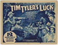 3c209 TIM TYLER'S LUCK whole serial TC 1937 Universal serial, cool art of Thomas & wild animals!