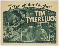 3c208 TIM TYLER'S LUCK chapter 8 TC 1937 great adventure strip comes to the screen, Spider Caught!