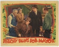 3c915 TORCHY RUNS FOR MAYOR LC 1939 Barton MacLane & Tom Kennedy with three other men!