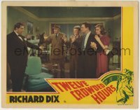 3c926 TWELVE CROWDED HOURS LC 1939 Lucille Ball & investigative reporter Richard Dix w/hands up!