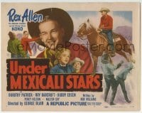 3c218 UNDER MEXICALI STARS TC 1950 Rex Allen The Arizona Cowboy & his Wonder Horse Koko!