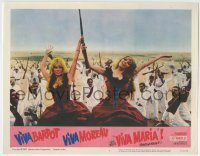 3c948 VIVA MARIA LC #3 1966 sexy French babes Brigitte Bardot & Jeanne Moreau with an army!