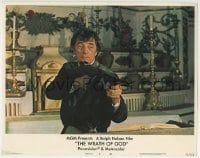 3c982 WRATH OF GOD LC #8 1972 priest Robert Mitchum is not exactly what the Lord had in mind!