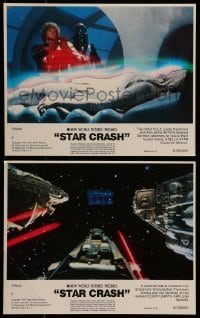 3d142 STARCRASH 2 8x10 mini LCs 1979 sexy Caroline Munro, Marjoe Gortner, David Hasselhoff