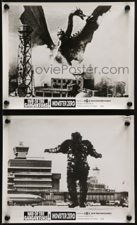 3d994 WAR OF THE GARGANTUAS/GODZILLA VS. MONSTER ZERO 2 8x10 stills 1966 great monster images!