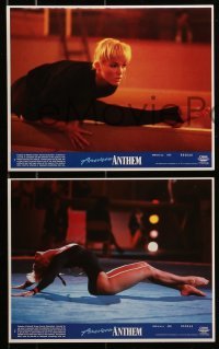 3d020 AMERICAN ANTHEM 8 8x10 mini LCs 1986 Olympic gymnast Mitchell Gaylord, Michelle Phillips!