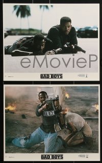 3d023 BAD BOYS 8 8x10 mini LCs 1995 Will Smith, Martin Lawrence, directed by Michael Bay!