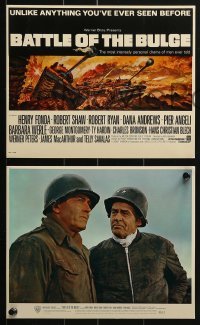 3d012 BATTLE OF THE BULGE 11 color 8x10 stills 1966 great WWII battle images, Nazis!