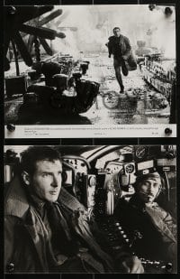 3d595 BLADE RUNNER 6 from 7x9.5 to 8x10 stills 1982 Harrison Ford, Daryl Hannah, Sean Young, Scott!