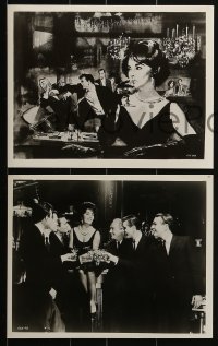 3d754 BUTTERFIELD 8 4 8x10 stills 1960 Elizabeth Taylor & Laurence Harvey, Eddie Fisher!