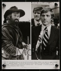 3d841 CANDIDATE 3 from 7.5x8.75 to 7.5x9.75 stills 1972 Redford, one comparing Jeremiah Johnson!