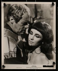 3d252 CLEOPATRA 29 8x10 stills 1963 Rex Harrison as Julius Caesar, Elizabeth Taylor, MANY images!