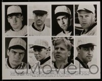 3d858 EIGHT MEN OUT 3 8x10 stills 1988 John Sayles, John Cusack, Chicago Black Sox, baseball!