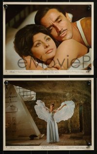3d105 GHOSTS - ITALIAN STYLE 5 color 8x10 stills 1968 sexy Sophia Loren, Vittorio Gassman!