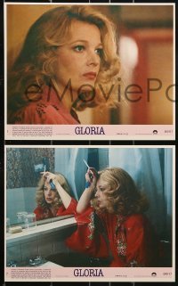 3d042 GLORIA 8 8x10 mini LCs 1980 John Cassavetes directed, cool images of Gena Rowlands!