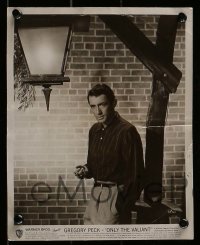 3d775 GREGORY PECK 4 8x10 stills 1940s-60s great portraits of the actor, two with Veronique Passani!