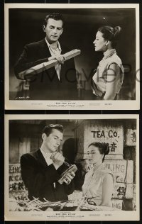 3d622 HONG KONG AFFAIR 6 8x10 stills 1958 cool images of Jack Kelly and gorgeous May Wynn!