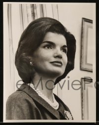 3d958 JACQUELINE KENNEDY ONASSIS 2 TV 7x9.25 stills 1960s great images in the White House!