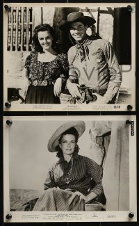 3d699 JANE RUSSELL 5 8x10 stills 1940s-50s great images all from cowboy westerns!