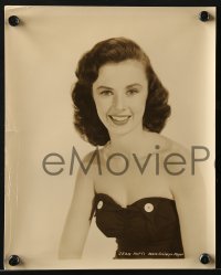 3d959 JEAN PATTI 2 8x10 stills 1950s cool close up portraits, one smiling, one not!