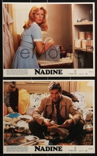 3d060 NADINE 8 8x10 mini LCs 1987 Jeff Bridges & Kim Basinger, Rip Torn, Gwen Verdon!