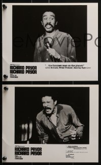 3d720 RICHARD PRYOR: LIVE IN CONCERT 5 8x10 stills 1979 uncensored, cool portrait artwork of the legend!