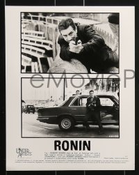3d648 RONIN 6 8x10 stills 1998 Robert De Niro, Jean Reno, director John Frankenheimer candid!