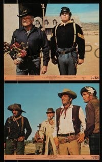 3d072 SOMETHING BIG 8 8x10 mini LCs 1971 Dean Martin, Brian Keith, Honor Blackman, swinging western!