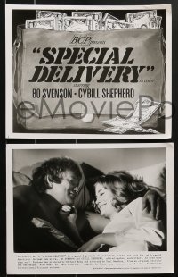 3d428 SPECIAL DELIVERY 10 8x10 stills 1976 cool images of sexy Cybill Shepherd & Bo Svenson!