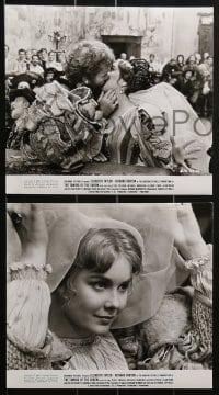 3d577 TAMING OF THE SHREW 7 from 7.5x10 to 8.25x9.25 stills 1967 Elizabeth Taylor & Richard Burton!