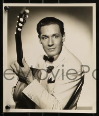 3d812 TITO GUIZAR 4 from 8x9.5 to 8x10.25 stills 1940s portraits of the musician playing guitar!