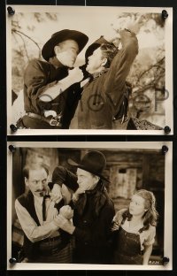 3d583 UNKNOWN HARRY CAREY SR. MOVIE 7 deluxe 8x10 stills 1930s cool images of the star, please help identify!