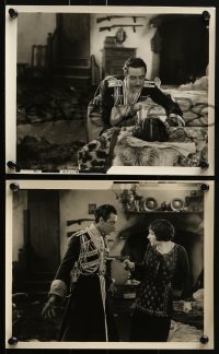 3d665 HIS HOUR 6 8x10 stills 1924 images of John Gilbert in uniform and Aileen Pringle!