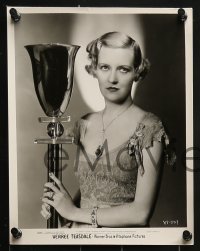 3d538 VERREE TEASDALE 8 8x10 stills 1930s-1940s portraits of the star from a variety of roles!