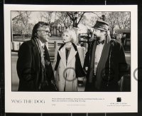 3d362 WAG THE DOG 12 8x10 stills 1997 Dustin Hoffman, Robert De Niro, Willie Nelson, Barry Levinson!