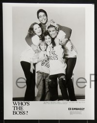 3d541 WHO'S THE BOSS 8 TV 8x10 stills 1987 Tony Danza, Judith Light, young Alyssa Milano!