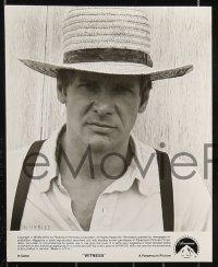 3d475 WITNESS 9 8x10 stills 1985 cop Harrison Ford in Amish country, directed by Peter Weir!