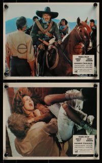 3d185 HANNIE CAULDER 4 color English FOH LCs 1972 sexiest cowgirl Raquel Welch, Elam, Chris Lee!