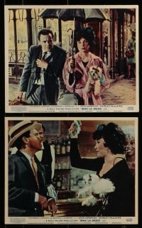 3d155 IRMA LA DOUCE 8 color English FOH LCs 1963 Shirley MacLaine & Jack Lemmon, Billy Wilder!