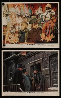 3d190 SCROOGE 4 color English FOH LCs 1971 Albert Finney as Ebenezer Scrooge, Charles Dickens!