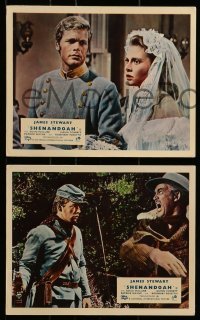 3d161 SHENANDOAH 8 color English FOH LCs 1965 cool images of James Stewart in the Civil War!